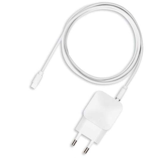 Linocell iPad- och iPhone-laddare Lightning-kabel Vit
