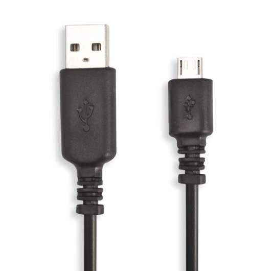 Linocell Micro-USB-kabel Svart 0