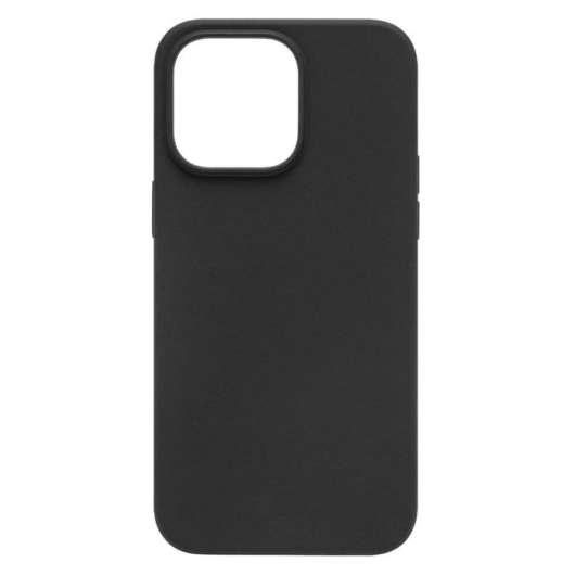 Linocell Rubber case för iPhone 15 Pro Max Svart