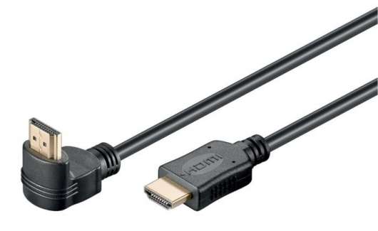 Luxorparts HDMI-kabel High Speed Vinklad uppåt 1 m