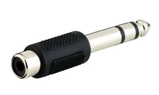 Luxorparts Ljudadapter RCA till 6,3 mm Stereo