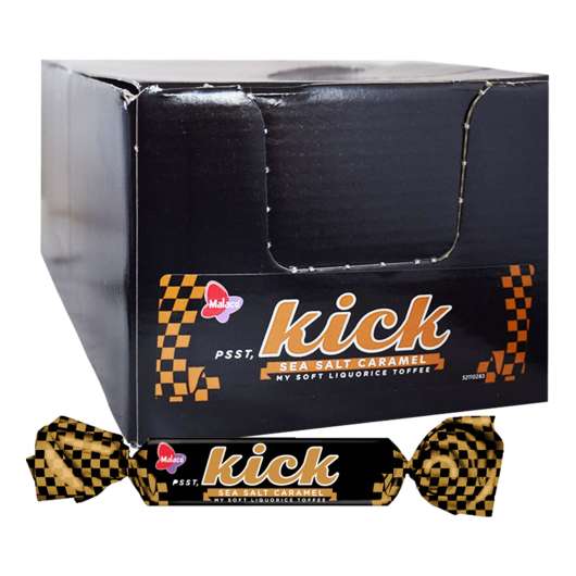 Malaco Kick Salty Caramel - 100-pack