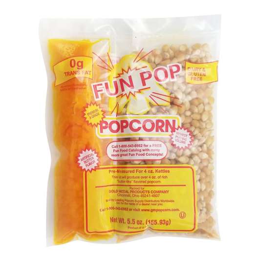 Mega-Pop Popcorn Kit - 156 gram