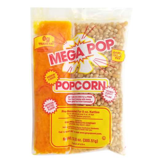 Mega-Pop Popcorn Kit - 300 gram