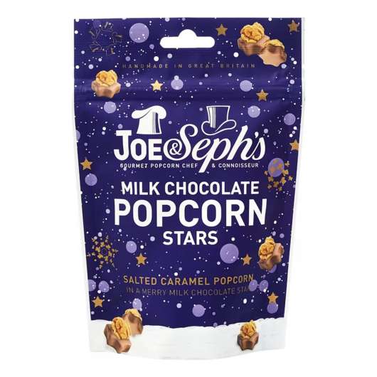 Milk Chocolate Popcorn Star Bites - 63 gram