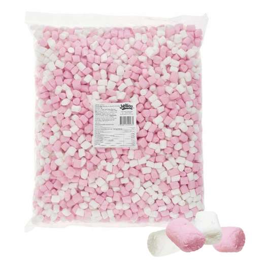 Mini Marshmallow Pink & White Storpack - 1 kg