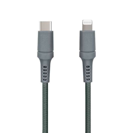 Nomadelic USB-C till Lightning 2.5 m Gröngrå
