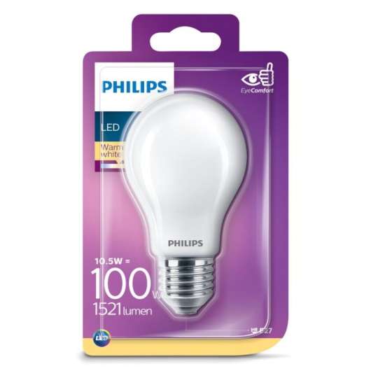 Philips Globlampa LED E27 1521 lm