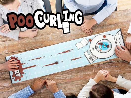 Poo Curling Spel