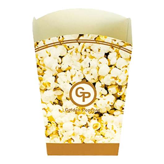 Popcornbägare Golden Popcorn - Mellan