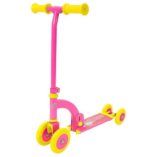 Rosa Sparkcykel med Fyra Hjul Barn