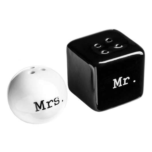 Salt- & Pepparkar Mr Mrs - 2-pack