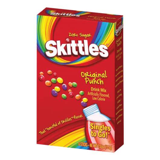 Skittles Singles Original Punsch Drink Mix - 15