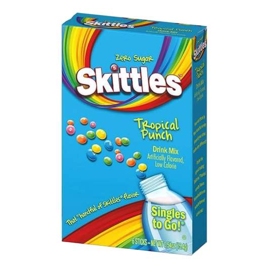 Skittles Singles Tropical Punsch Drink Mix - 15