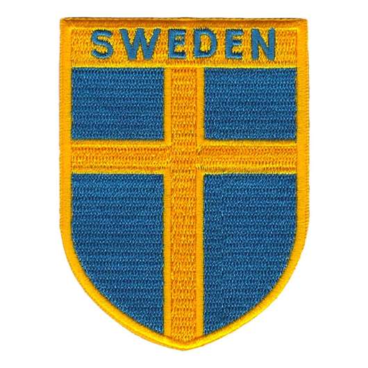 Tygmärke Flaggsköld Sweden