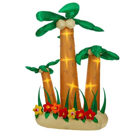 Uppblåsbart props, palmer LED 240 cm