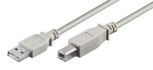 USB-B-kabel Grå 0
