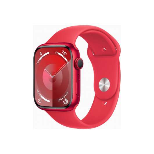 Watch s9 gps 45mm red alu case sport band - m/l