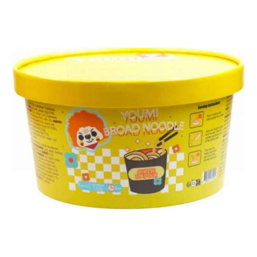 Youmi Instant Broad Noodle Cheese Flavour - 120 gram